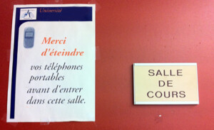 Partout.. sauf en classe !