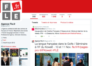 L&rsquo;actualité du FLE en continu > c&rsquo;est sur Twitter…