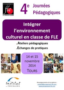Journées pédagogiques du groupement FLE > hier et aujourd’hui à Tours