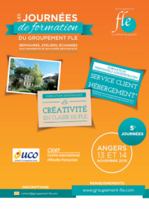 Journées pédagogiques du groupement FLE > Vendredi 13 et samedi 14 novembre