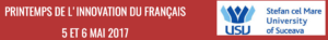 Printemps de l’innovation du français. Les 5 et 6 mai en Roumanie.