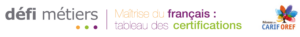 Les certifications de français éligibles au CPF